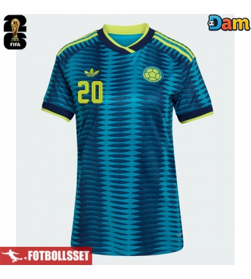 Colombia Juan Fernando Quintero #20 Bortatröja Dam VM 2026 Kortärmad